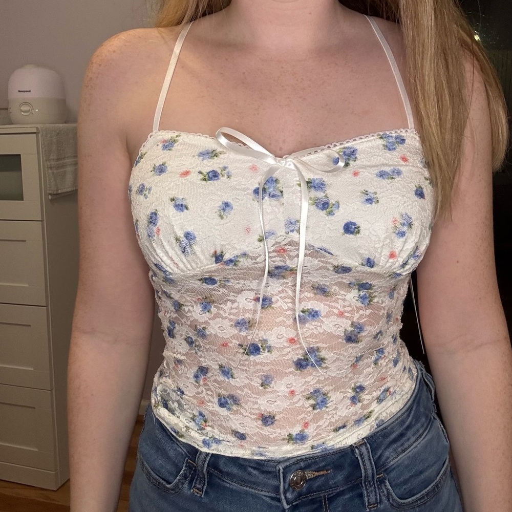 Floral Lace Top